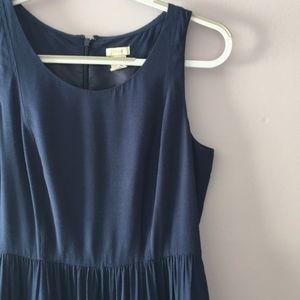 J. Crew Navy Sleeveless Dress w Pockets 4